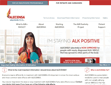Tablet Screenshot of alecensa.com